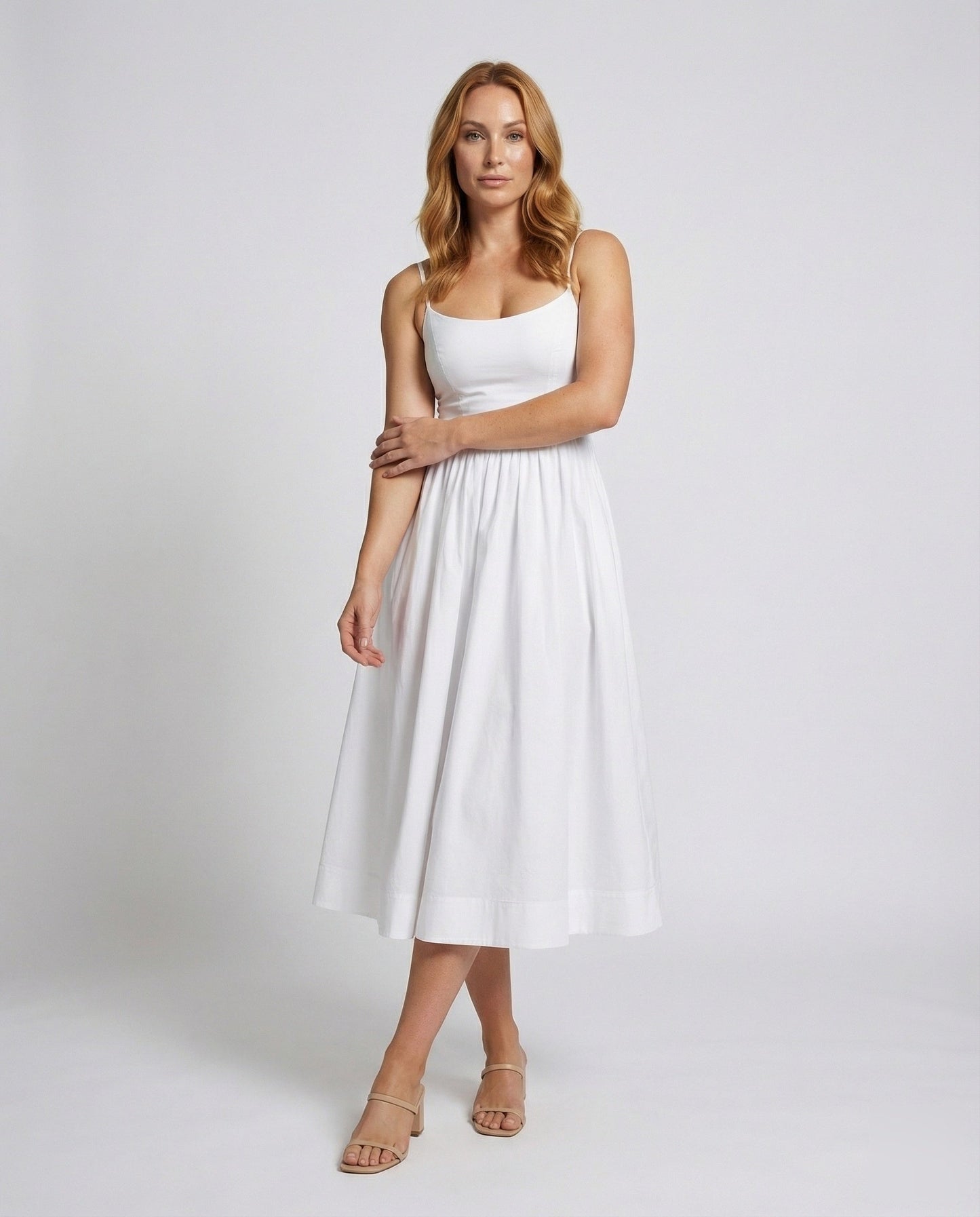 Damen Midikleid mit Glockenrock - Norvielle
