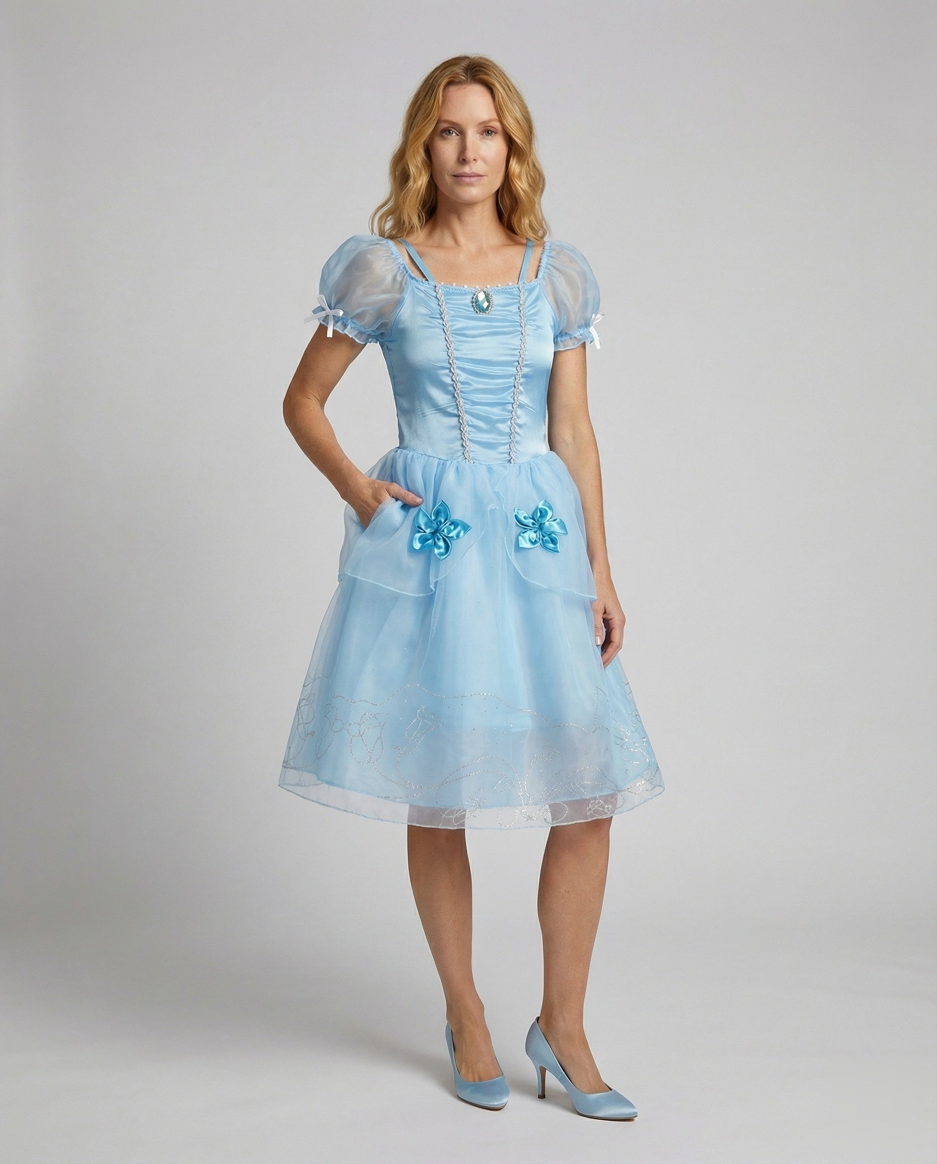 Damen Prinzessinnen-Kleid mit Tüllrock - Norvielle