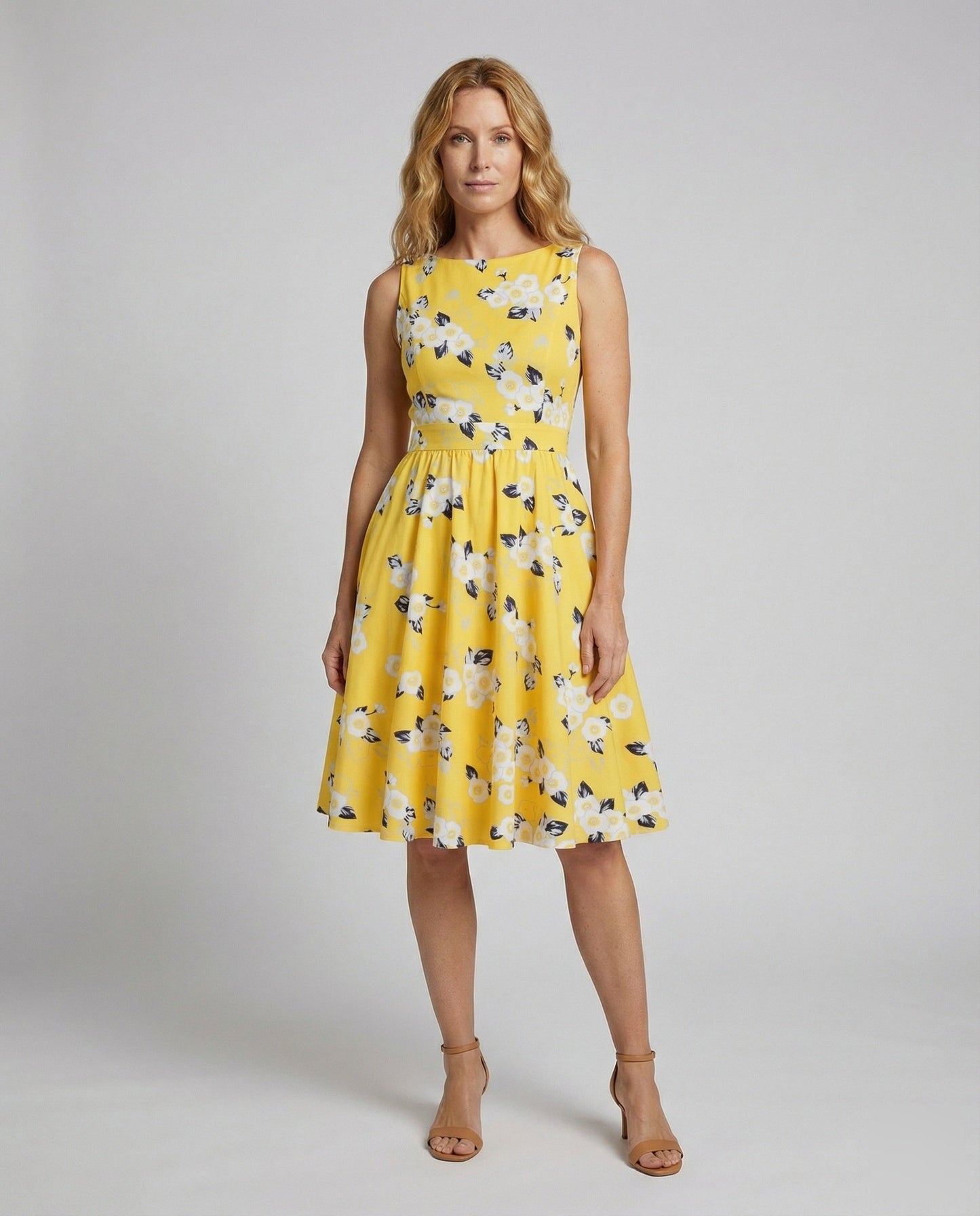 Damen Swingkleid Weiter Tellerrock - Norvielle