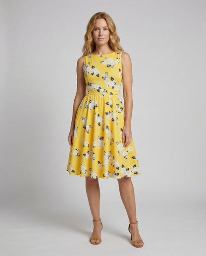 Damen Swingkleid Weiter Tellerrock - Norvielle