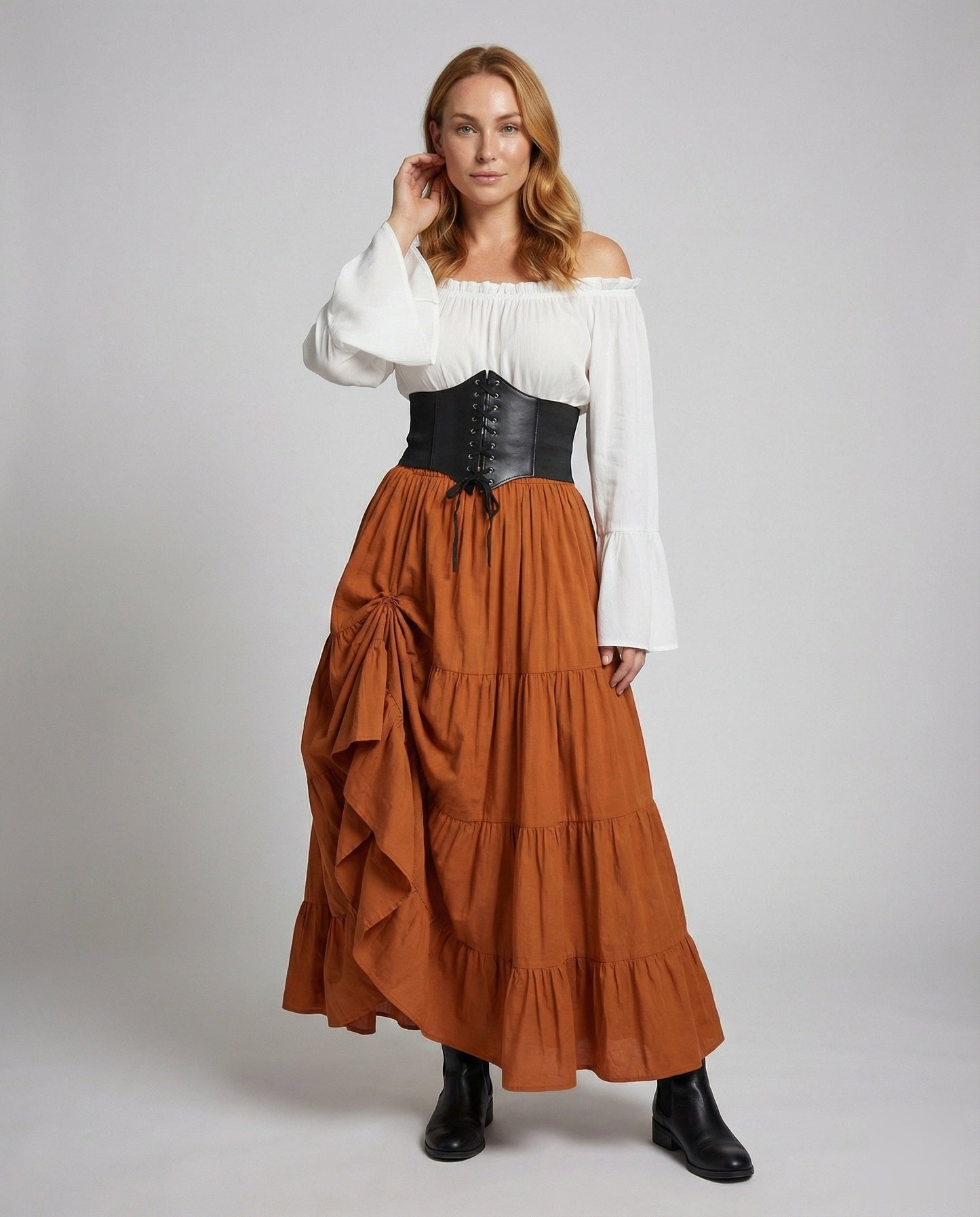 Damen Renaissance-Korsett Taillenkorsett Romantisch - Norvielle