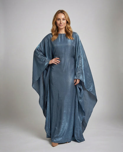 Damen Abendkaftan Schimmernd Fledermausärmel - Norvielle