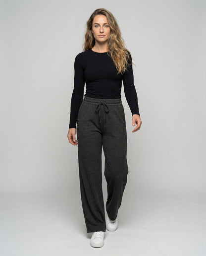 Damen Relaxhose Weite Bein Komfortbund - Norvielle