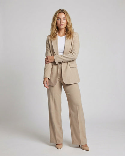 Damen Eleganter Anzug Longblazer - Norvielle