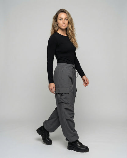Damen Einsatzhose Multifunktionshose mit Klappentaschen - Norvielle