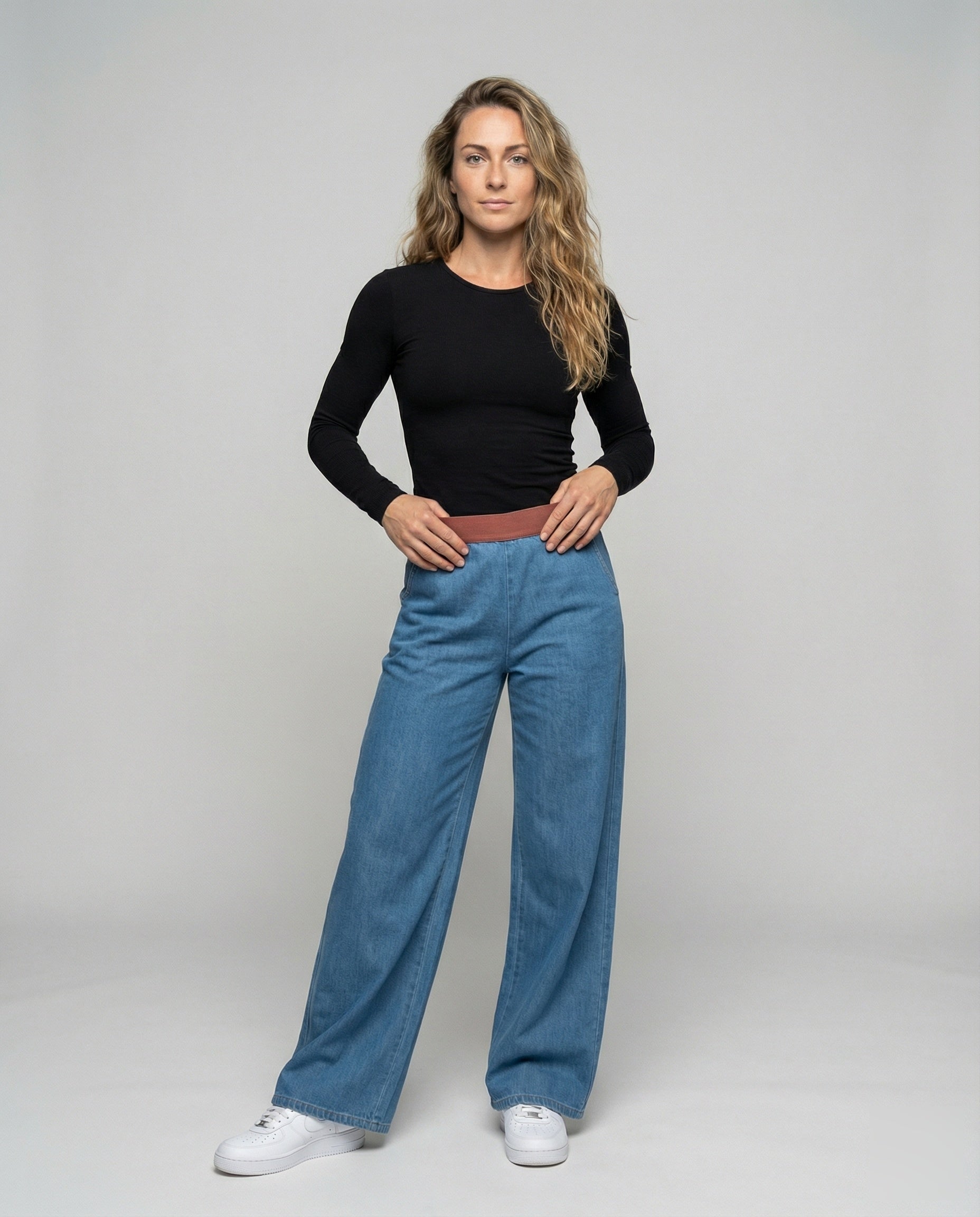 Damen Relaxhose Elastikbund Hochwertig Bequem - Norvielle