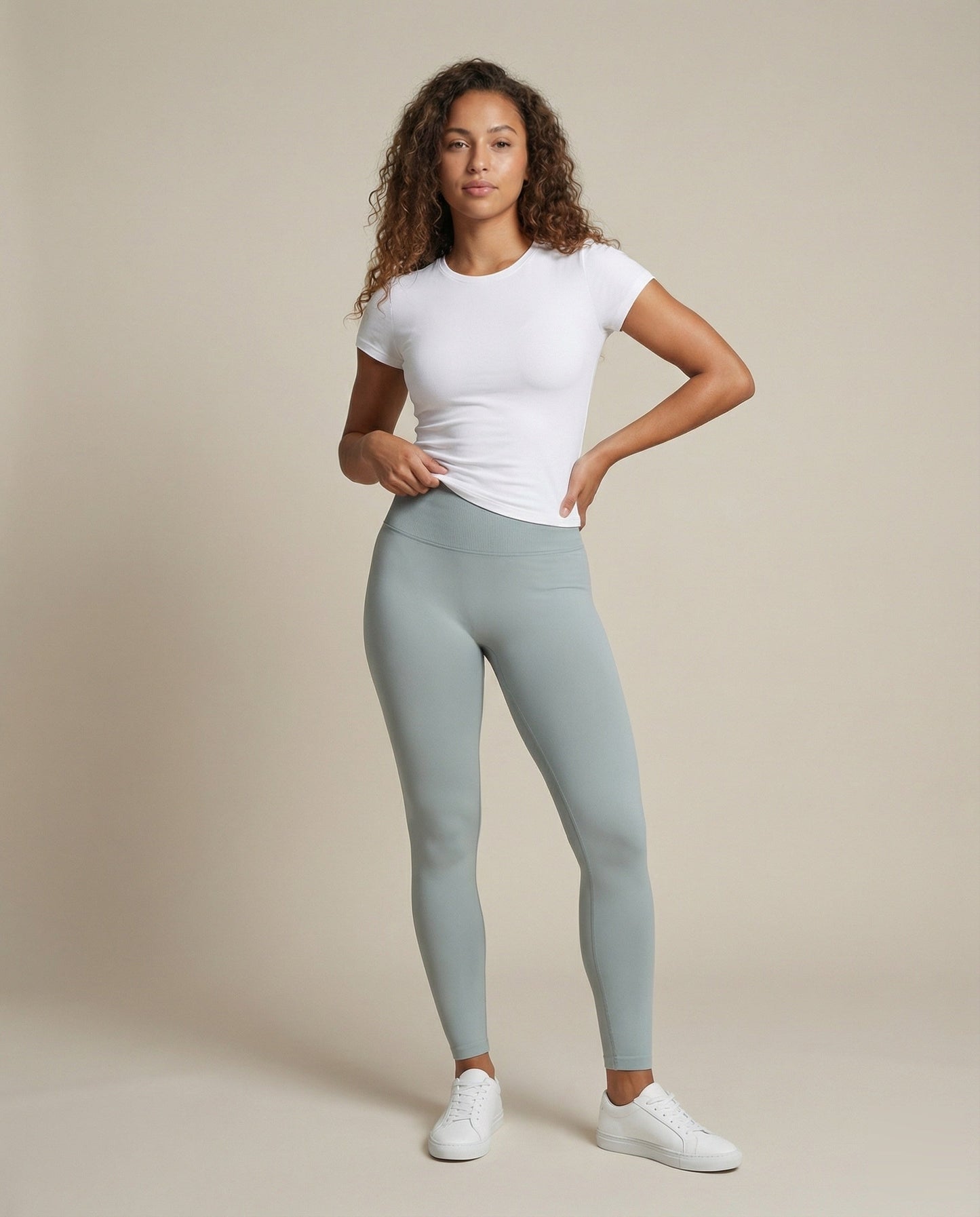 Damen Fitness-Leggings Formend Mit Raffung - Norvielle
