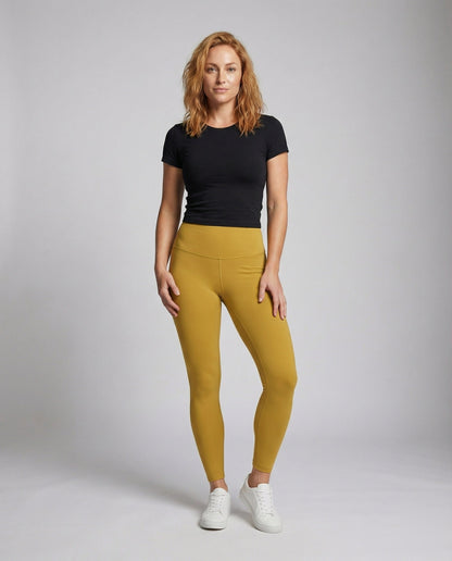 Damen Komfortform Leggings Hochgeschnitten Mit Hüftkontur - Norvielle