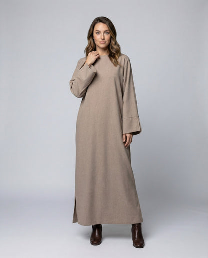 Damen Maxikleid Überschnittene Schultern Leicht - Norvielle