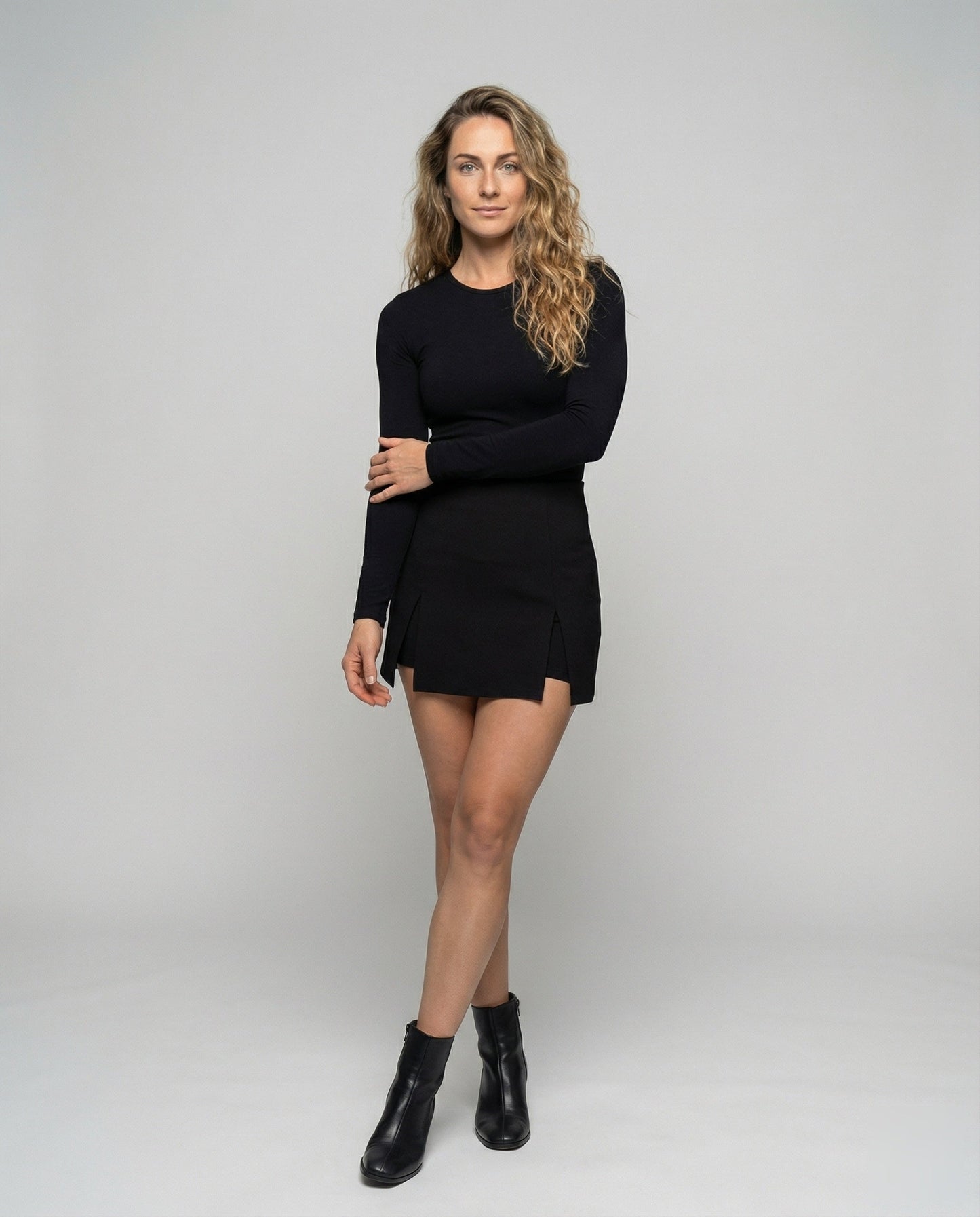 Damen Minirock Sicherheits-Innenhose Schwarz - Norvielle