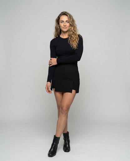 Damen Minirock Sicherheits-Innenhose Schwarz - Norvielle