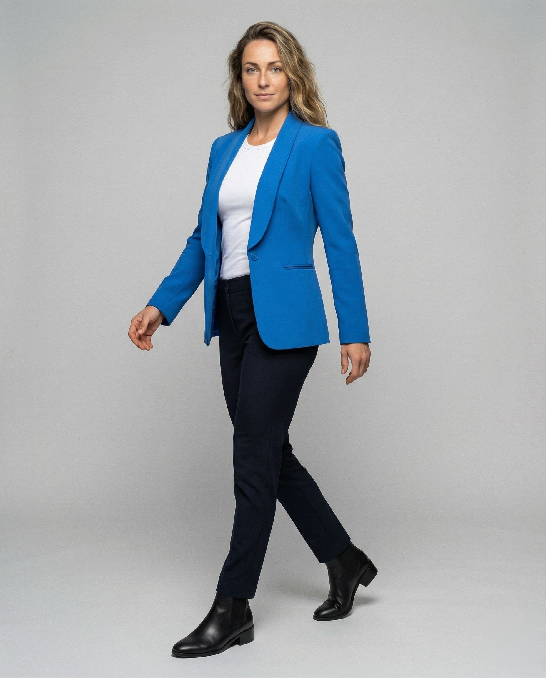 Damen Blazer Sanfter Schalkragen - Norvielle
