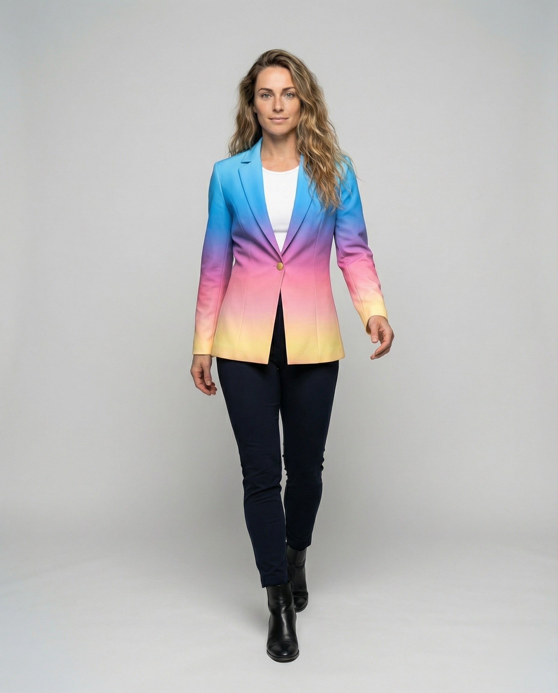 Damen Blazer Farbverlauf - Norvielle