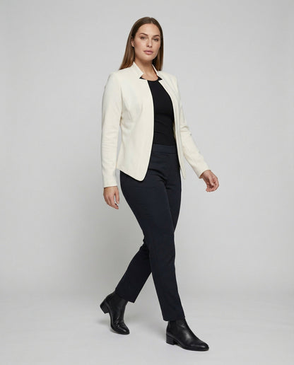 Damen Offene Stehkragen Blazer Modern - Norvielle