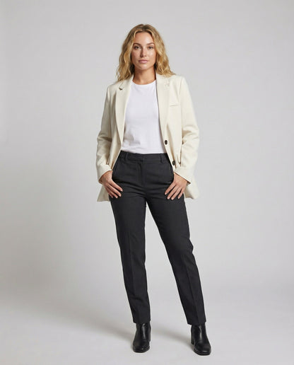 Damen Zweiknopf-Blazer Manschettenknöpfe - Norvielle