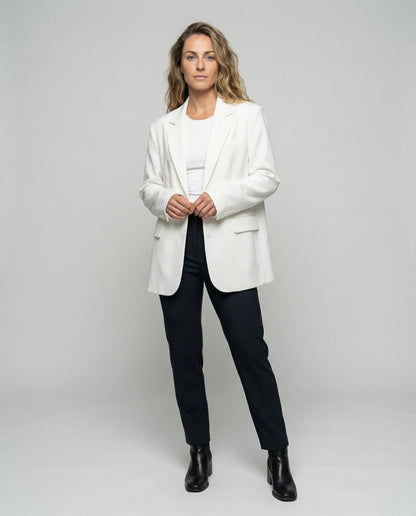 Damen Oversize Boyfriend Blazer Entspannt - Norvielle