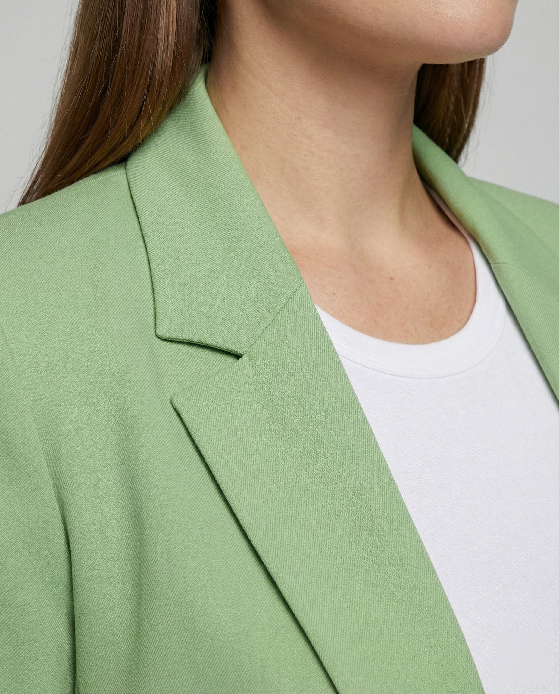 Damen Longblazer Geradlinig Reverslinie - Norvielle