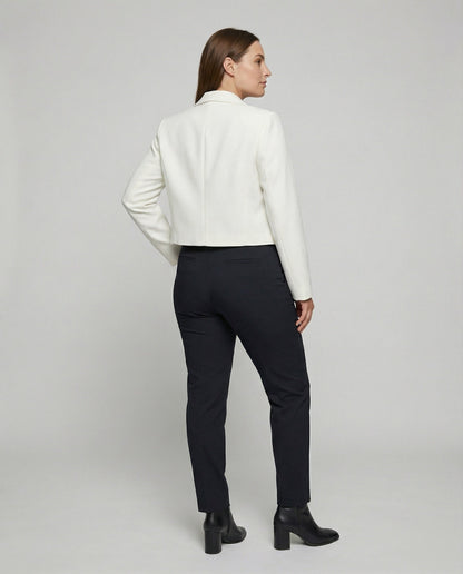 Damen Zweireiher Blazer Verkürzt