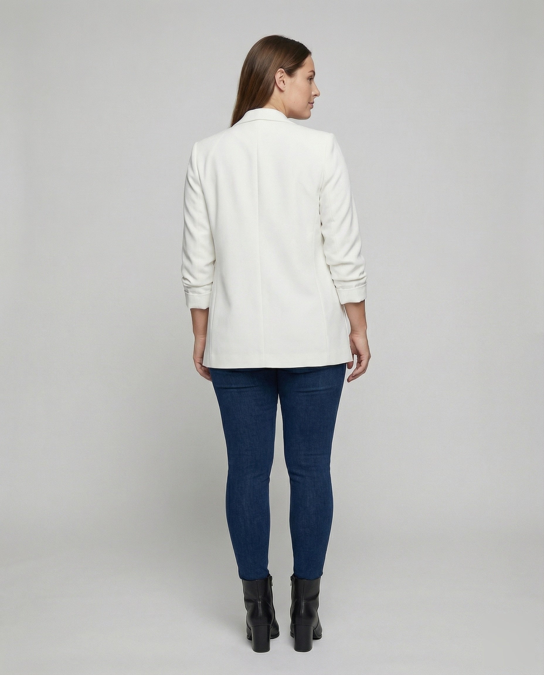 Damen Blazer-Mantel Elegantes Design Längeres Modell - Norvielle