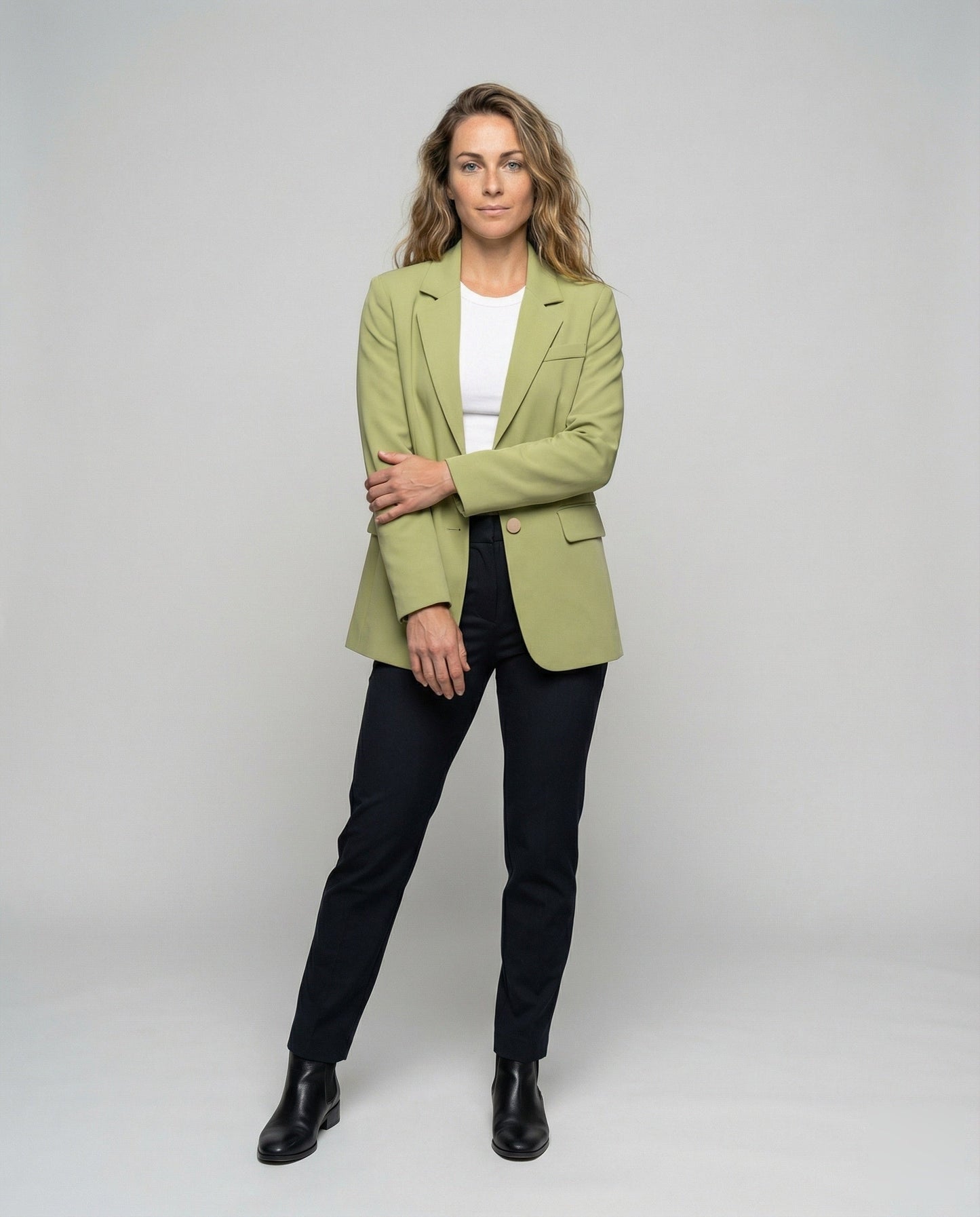 Damen Blazer Weit Schnitt Leicht - Norvielle