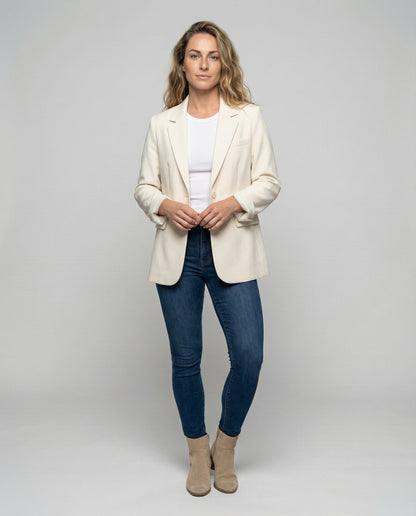Damen Blazer Klassisch Reverskragen - Norvielle