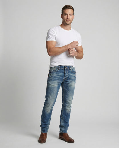 Herren Jeans Used Look - Norvielle