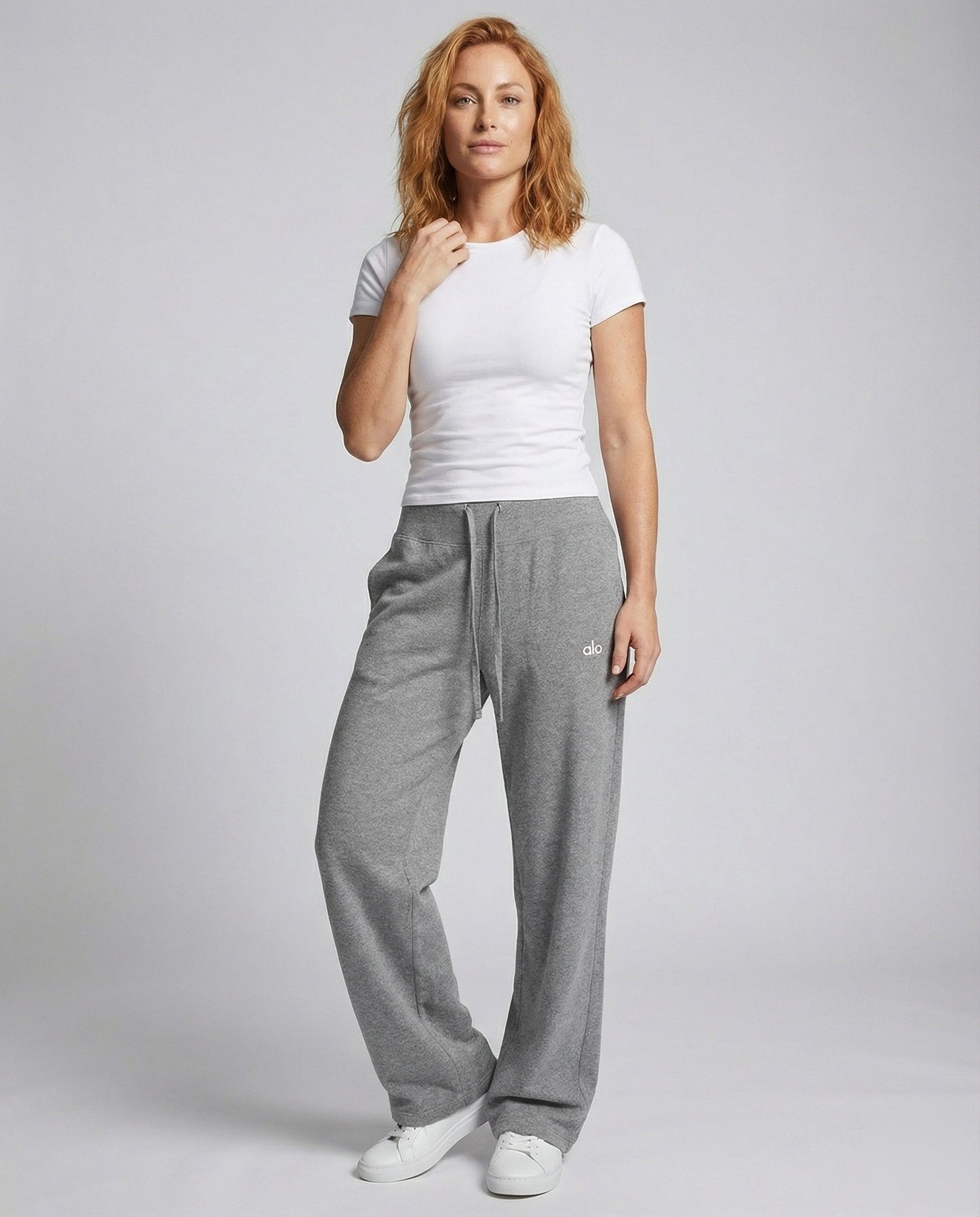 Damen Haremshose Sweatstoff Ultralose Schwarz - Norvielle