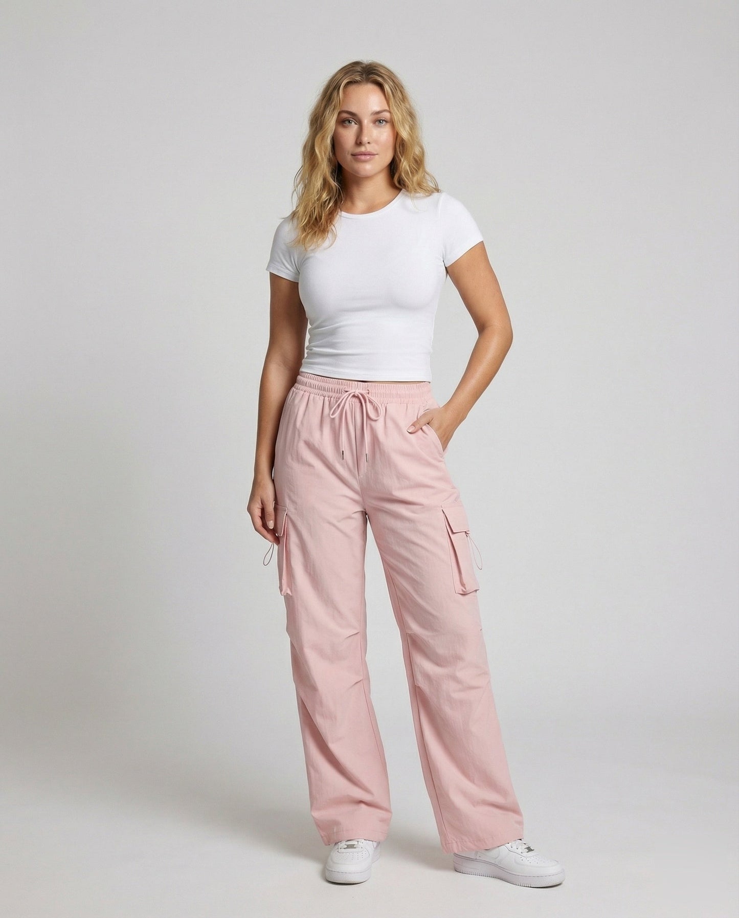 Damen Utility-Hose Weite Bein mit Klappbeuteln - Norvielle