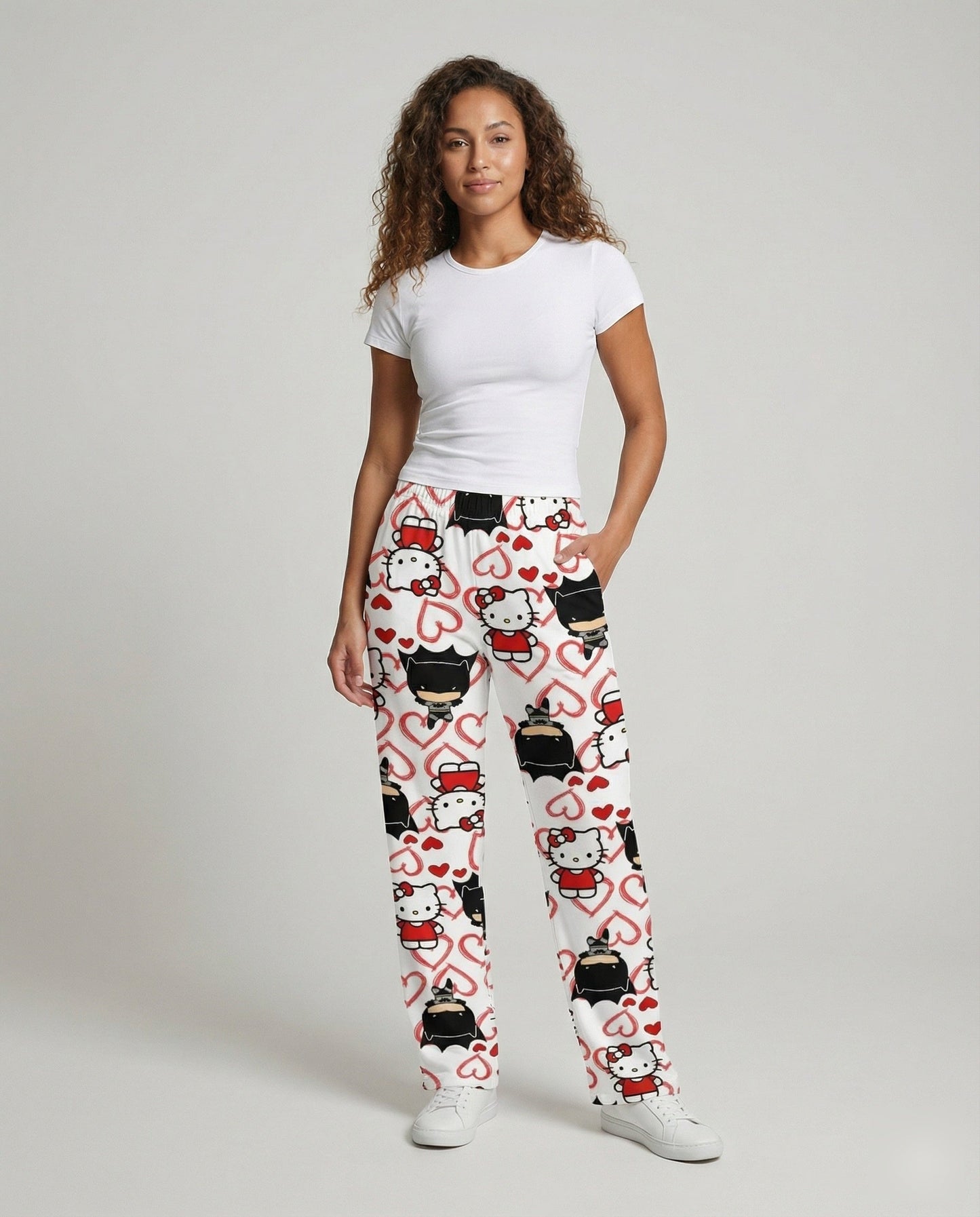 Unisex Superhelden Loungehose Baumwolle Schwarz - Norvielle