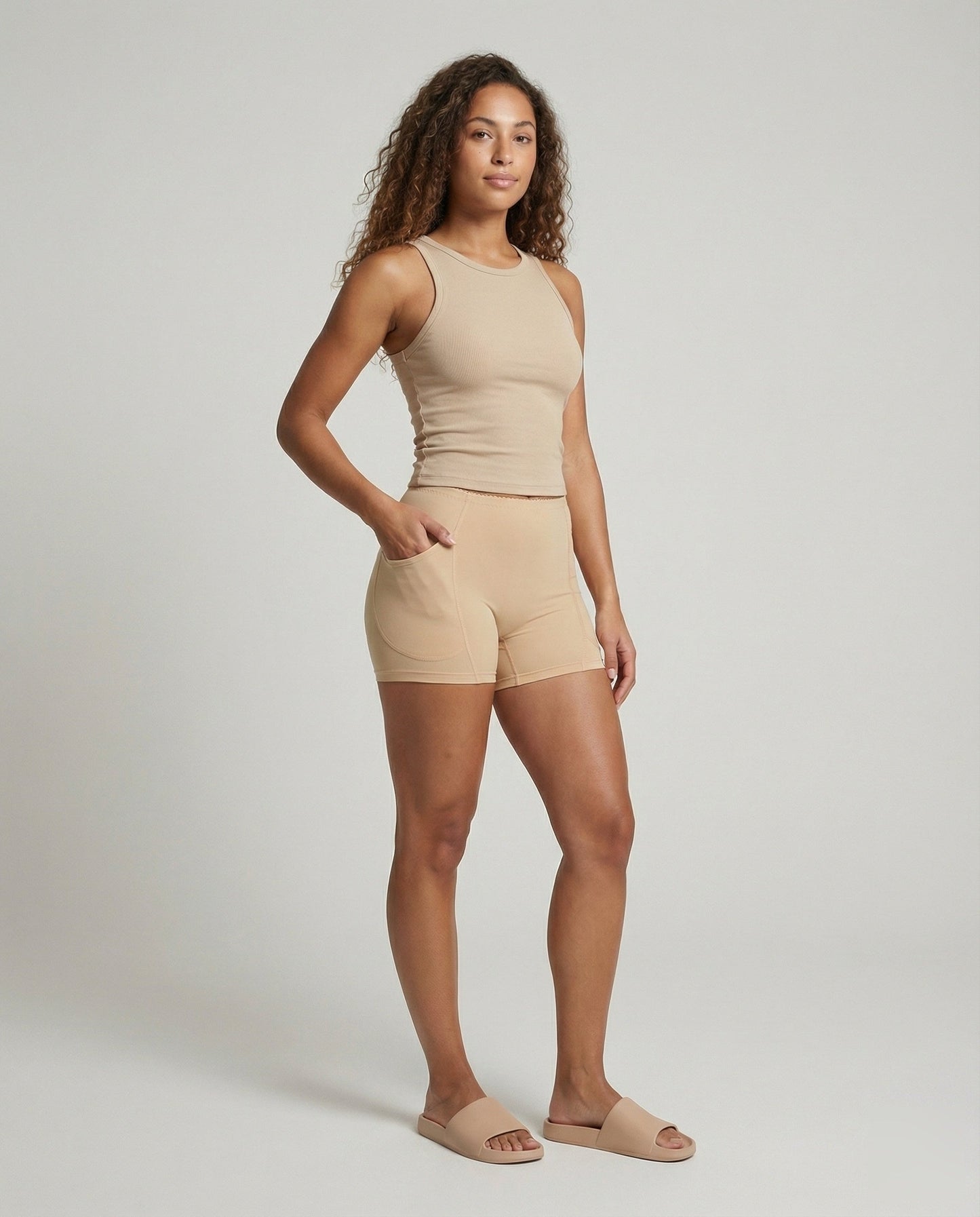 Damen Mieder-Shorts Hochtaille Stretch - Norvielle
