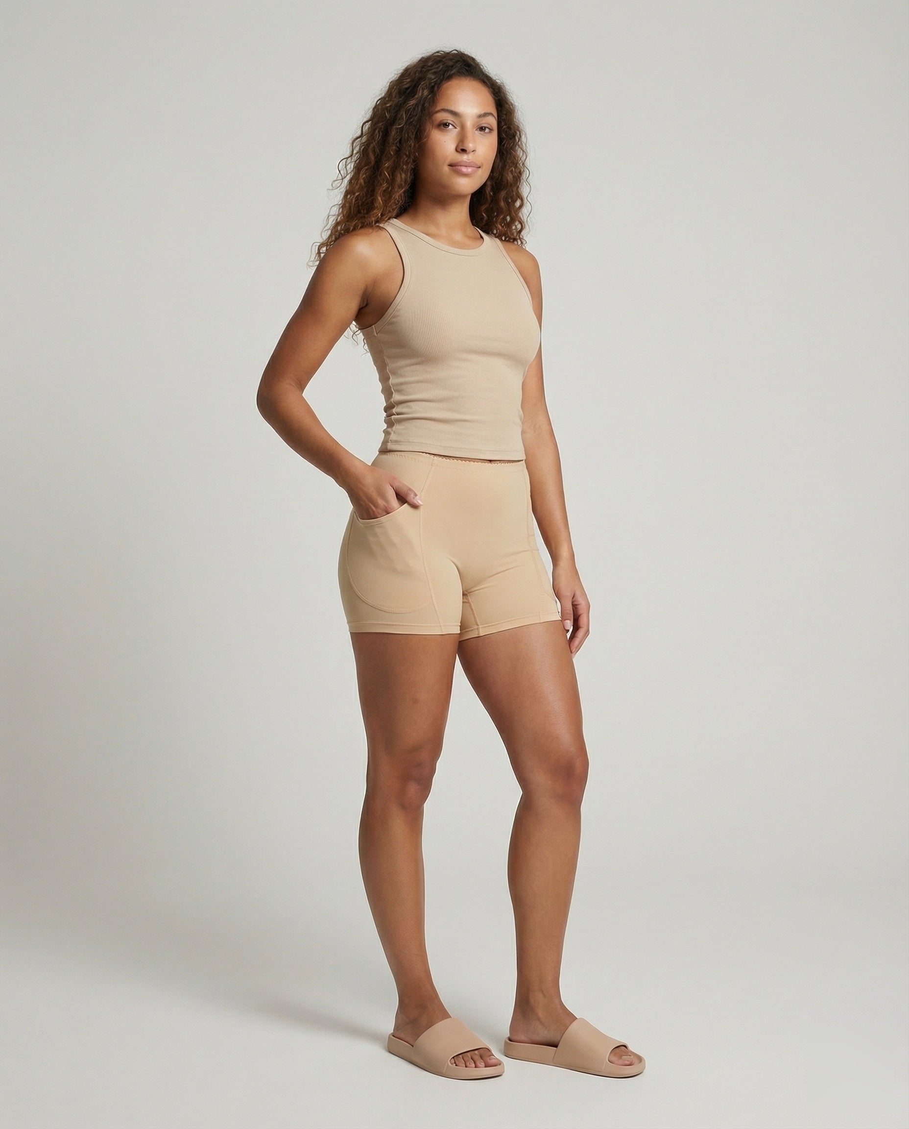 Damen Mieder-Shorts Hochtaille Stretch - Norvielle