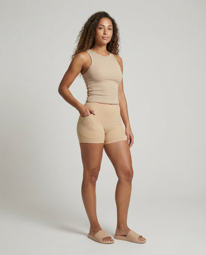 Damen Mieder-Shorts Hochtaille Stretch - Norvielle