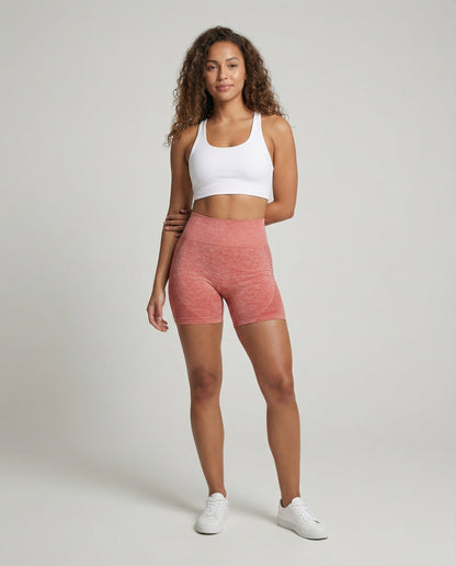 Damen Sport-Bermuda Nahtfrei Strukturzonen - Norvielle