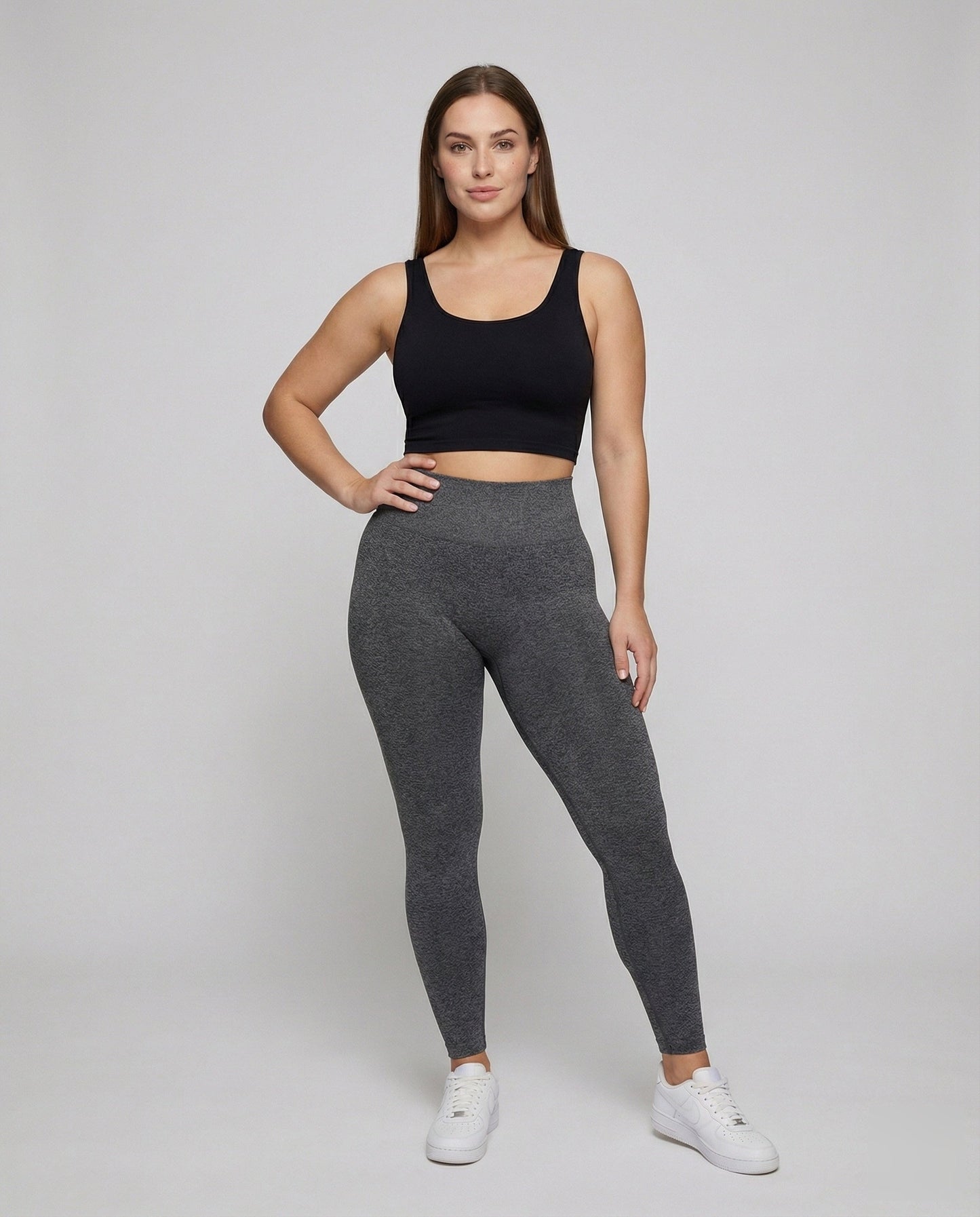 Damen Sportleggings Nahtlos Gesäßraffung - Norvielle