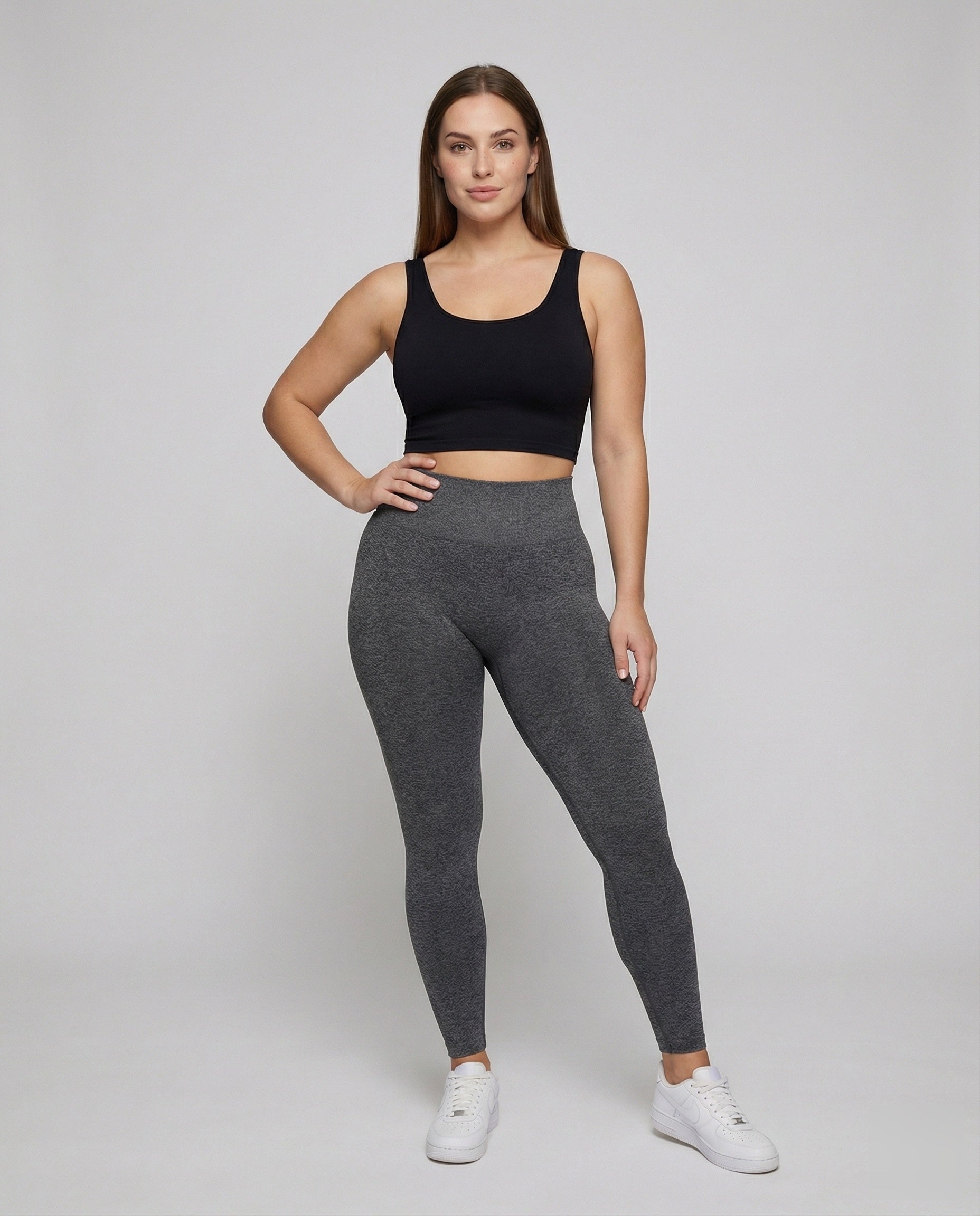 Damen Sportleggings Nahtlos Gesäßraffung - Norvielle