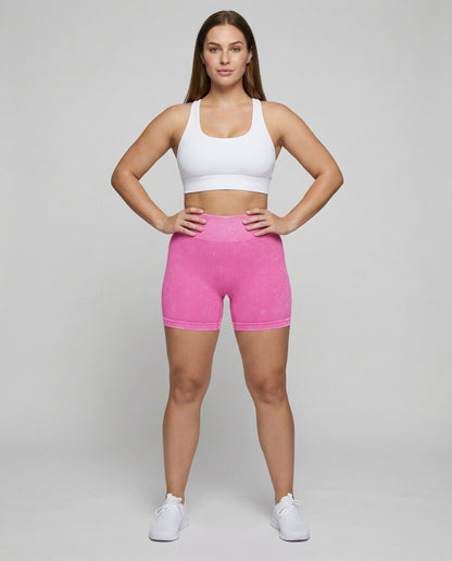 Damen Hüftformer Shorts Nahtlos Rippstruktur - Norvielle