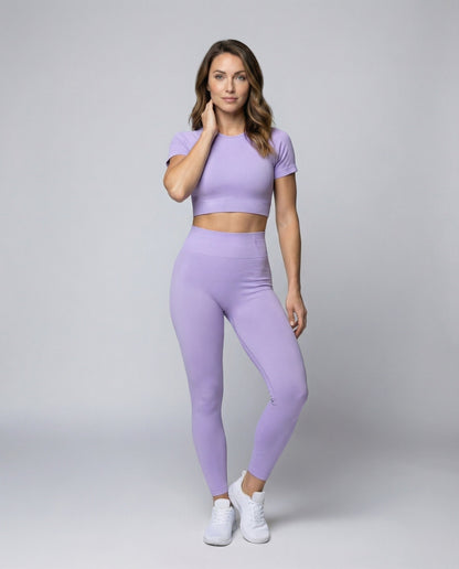 Damen Stretch-Set Ripp- und Leggings - Norvielle