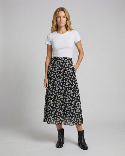 Damen Swingrock Blumenmuster - Norvielle