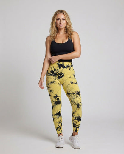 Damen Sport Leggings Mit Po-Raffung - Norvielle