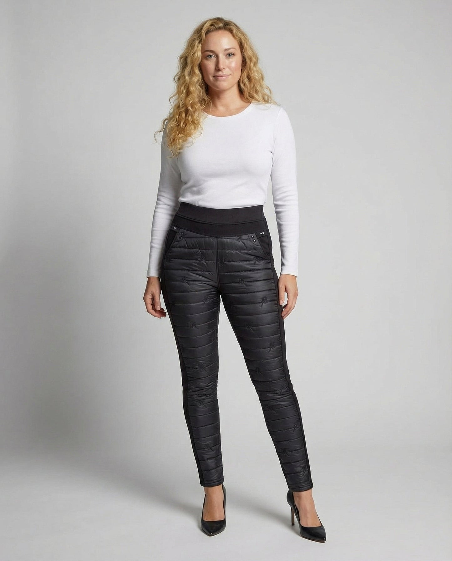 Damen Schneehose Extrem Warm Isolierend Schwarz - Norvielle