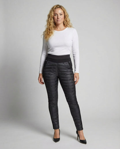 Damen Schneehose Extrem Warm Isolierend Schwarz - Norvielle