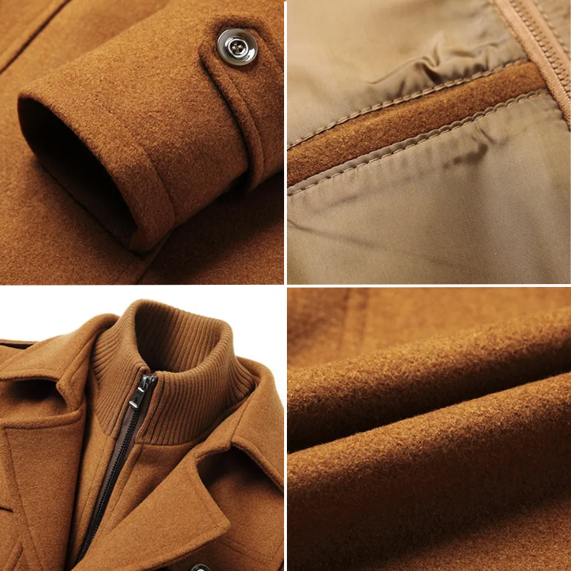 Norvielle Herren Wollmantel Trend