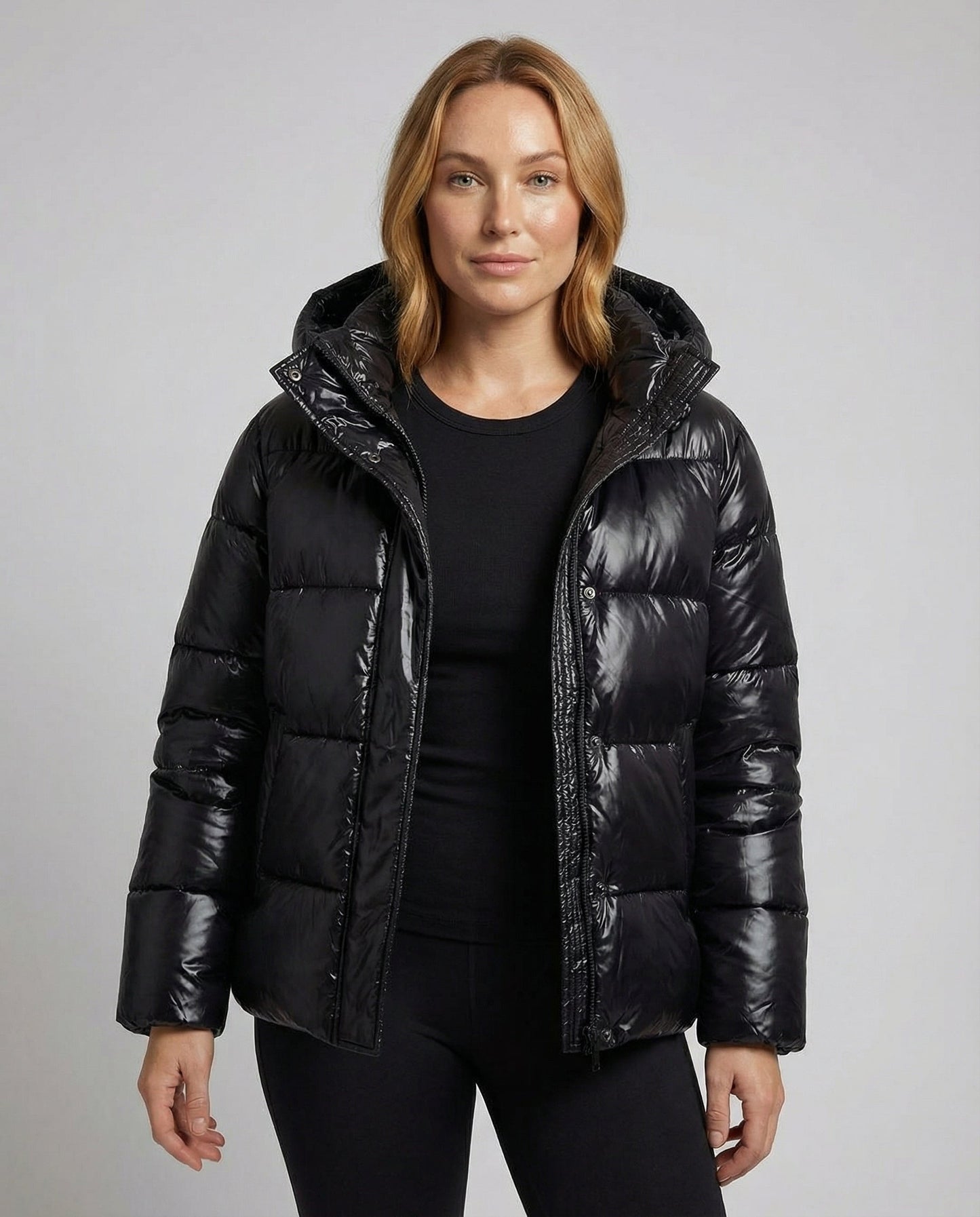 Damen Pufferjacke Glänzend - Norvielle