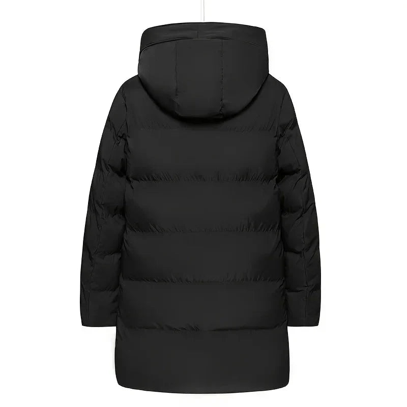 Pufferjacke | Gepolstert | Kapuze | Daunenjacke | Herren Wintermantel-Chaps Herrenmode