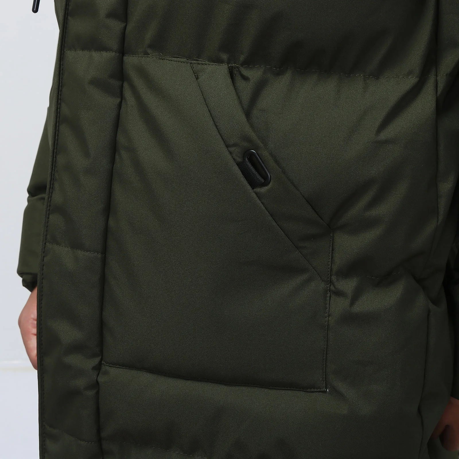 Pufferjacke - Kapuze - Mittellang - Daunenjacke - Wintermantel für Männer-Chaps Herrenmode