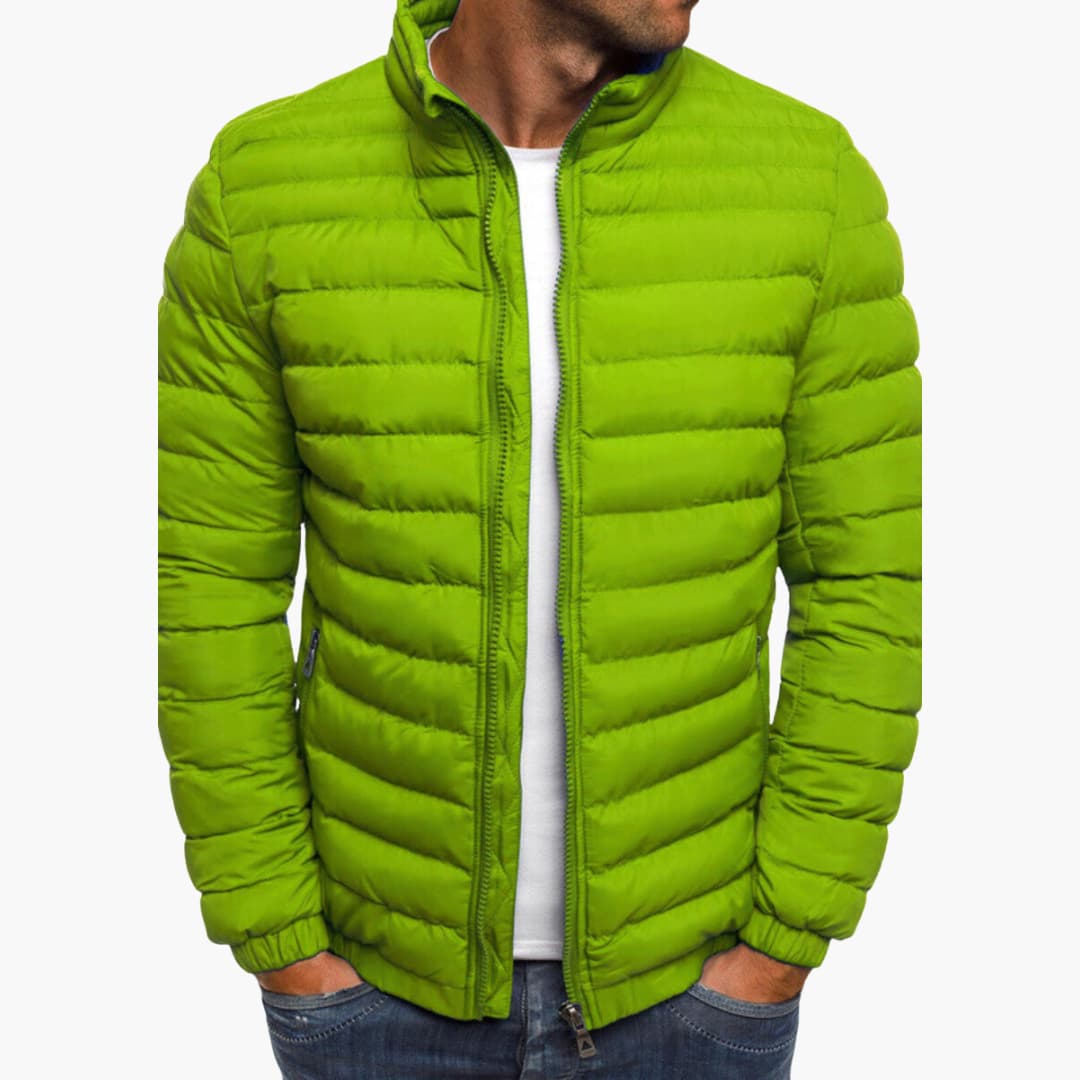 Herren Leichtgewicht Daunenjacke Reißverschluss
