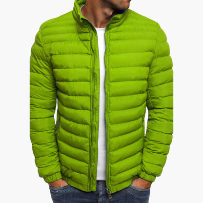 Herren Leichtgewicht Daunenjacke Reißverschluss