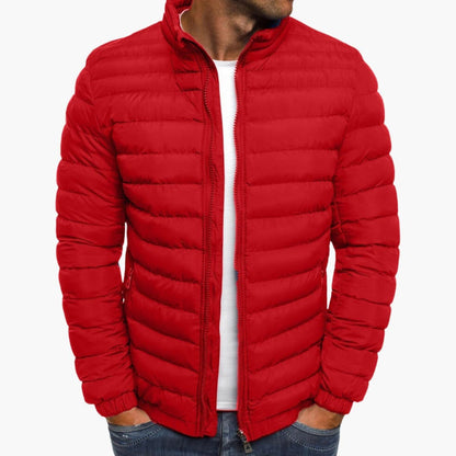 Herren Leichtgewicht Daunenjacke Reißverschluss
