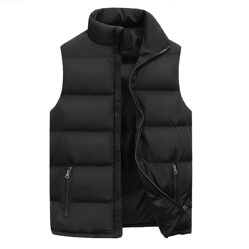 Herren Bodywarmer Ärmellos Schwarz - Norvielle