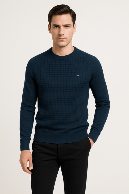 Herren Rundhals Langarm Pullover Sweatshirt - Norvielle